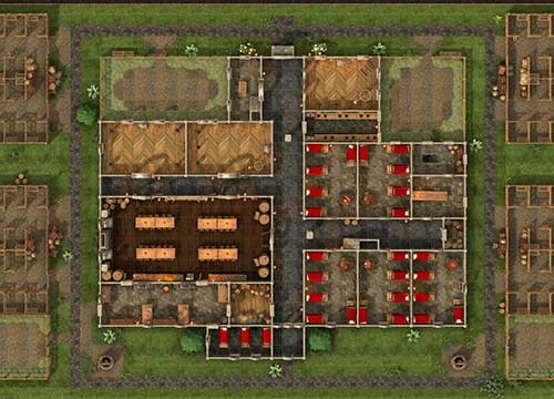 Cavalry Base - A Dungeons and Dragons Map by the Thieves Guild