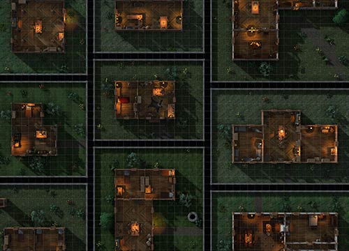 Houses - A Dungeons and Dragons Map by the Thieves Guild